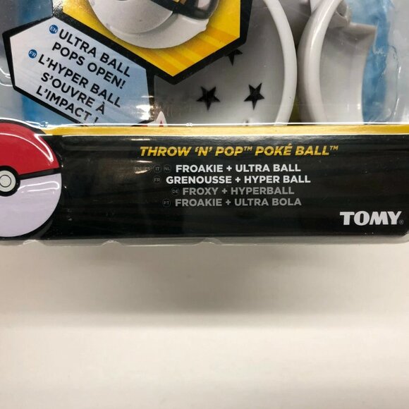 POKEMON Poke Ball Throw N Pop FROAKIE Toy TOMY Brand New Sealed in Package - Picture 2 of 6